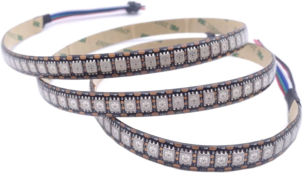 Tira LIKELIGHT WS2813 sobre PCB negro