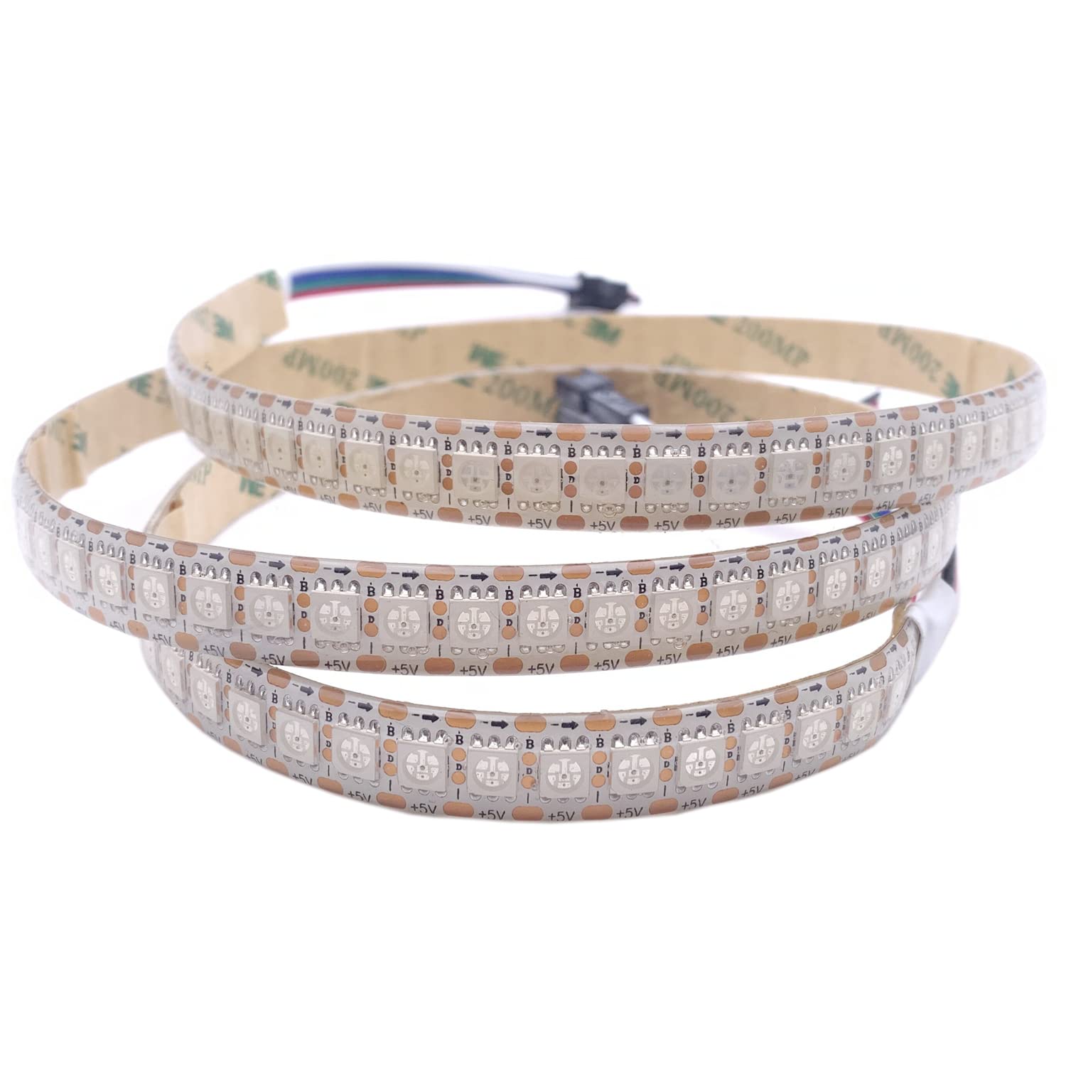 DC5V LED pixel strips addressable WS2813 data backup tape